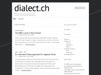 dialect.ch Webseite Vorschau