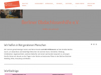 berliner-obdachlosenhilfe.de Webseite Vorschau