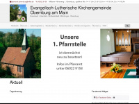 evangelisch-obernburg.de Webseite Vorschau