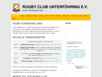 rugby-unterfoehring.de Webseite Vorschau