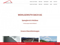 wohlgemuth-dach.ch Webseite Vorschau