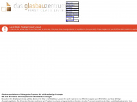 glasbauzentrum.com Webseite Vorschau