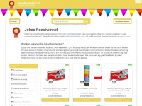 jokesfeestwinkel.nl Webseite Vorschau