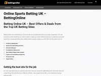 bettingonline.co.uk Webseite Vorschau
