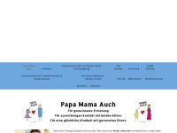 papa-mama-auch.de Webseite Vorschau