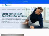 online-physiotherapie.de Webseite Vorschau