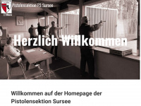 pistolensektion-sursee.ch Webseite Vorschau