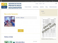 privatschule-bogenhofen.at Webseite Vorschau