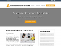californiacontractorsinsurance.org Webseite Vorschau