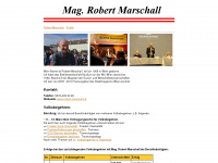 robert-marschall.at Webseite Vorschau