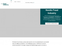 nordicfoodindustry.se Webseite Vorschau