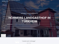 hoerners-landgasthof.de Webseite Vorschau