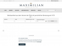 shop.maximilian-werbeartikel.de Webseite Vorschau