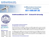 schluesseldienst247.de Webseite Vorschau
