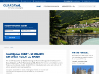 guardaval-ferienwohnungen.ch Webseite Vorschau