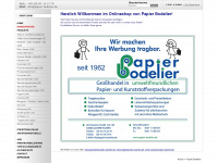 shop-papier-bodelier.de Webseite Vorschau