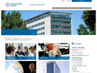 mathematik.univie.ac.at Webseite Vorschau