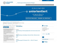 spl10.univie.ac.at Webseite Vorschau