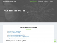 mundschutz-maske.com Webseite Vorschau