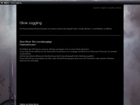 glow-juggling.com Webseite Vorschau