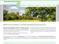 baumpflege-dauven.de Webseite Vorschau