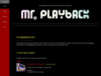 mr-playback.com Webseite Vorschau