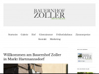 bauernhofzoller.com Webseite Vorschau