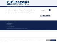 kaysser-international.com Webseite Vorschau