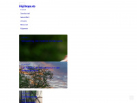 highhope.de Webseite Vorschau
