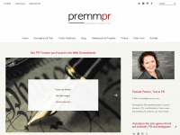 premm-pr.de Webseite Vorschau