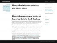hamburgcopyshop.wordpress.com Webseite Vorschau