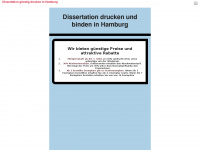 dissertation-drucken.com Webseite Vorschau