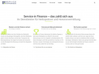 service-in-finance.de Webseite Vorschau