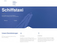 schiffstaxi.ch Webseite Vorschau