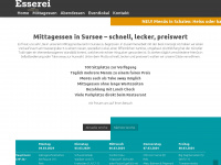 esserei.ch Webseite Vorschau