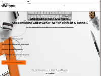 gwriters.ch Webseite Vorschau