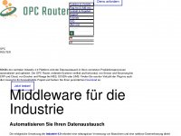 opc-router.de Webseite Vorschau