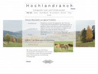shorthorn.at Webseite Vorschau