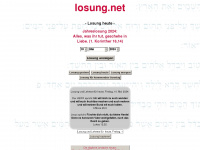 losung.net Webseite Vorschau