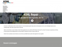 kohl-repair.de Webseite Vorschau