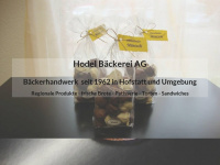 hodel-baeckerei.ch Webseite Vorschau