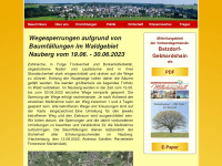 nauroth-westerwald.de Webseite Vorschau