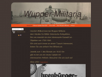 wupper-militaria.de Webseite Vorschau