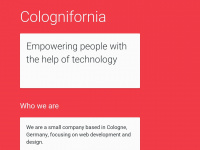 colognifornia.com Webseite Vorschau