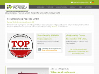 popenda.de Webseite Vorschau