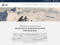 skischule-gastein.com Webseite Vorschau