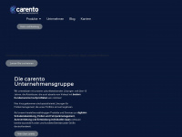 carento-gruppe.de Webseite Vorschau