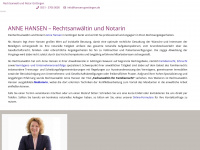 hansen-goettingen.de Webseite Vorschau