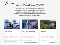 vortexpower-sense.ch Webseite Vorschau