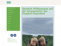 ponyhof-heynckes.com Webseite Vorschau